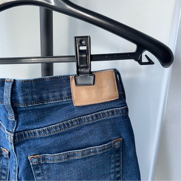 Everlane Authentic Stretch High-Rise Skinny Mid Blue - Picture 9 of 13